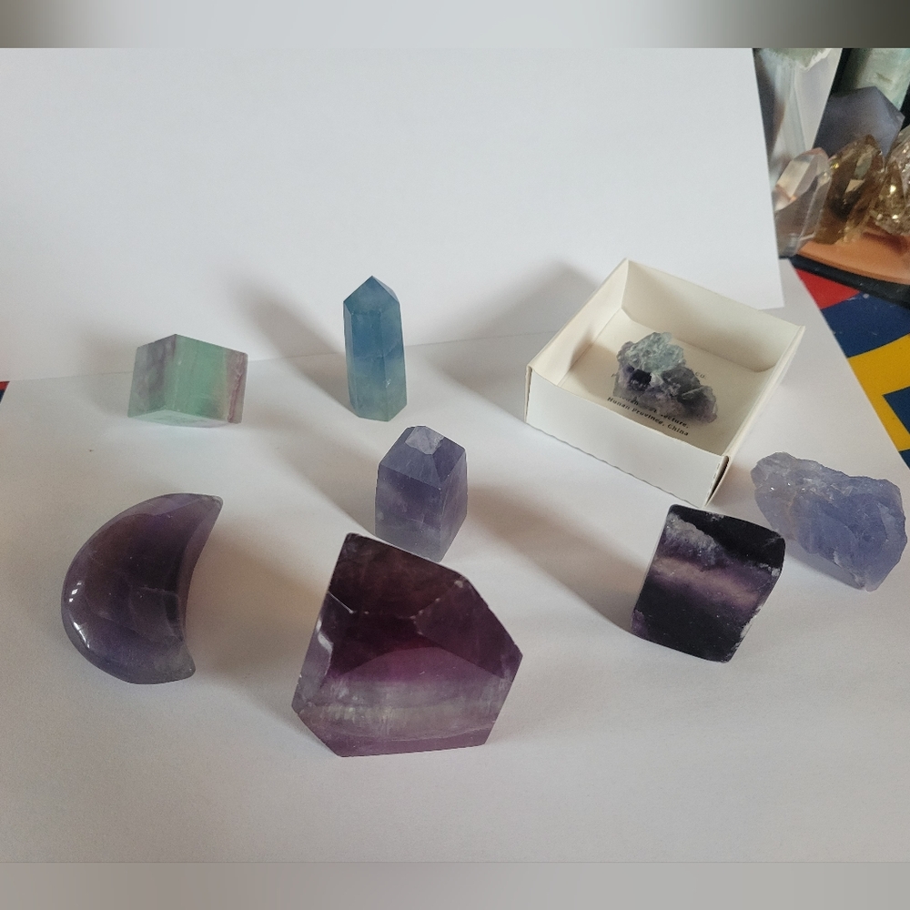 Crystal Fluorite Lot